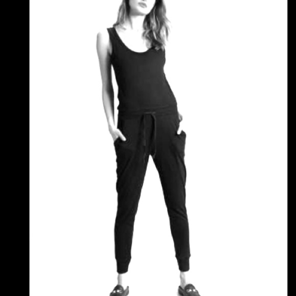 Nation LTD Palisades Luxe Jumpsuit Black XS